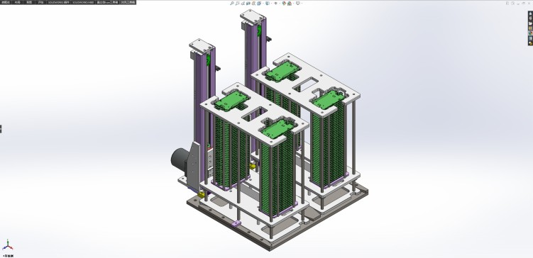 料仓步距顶升供料机构