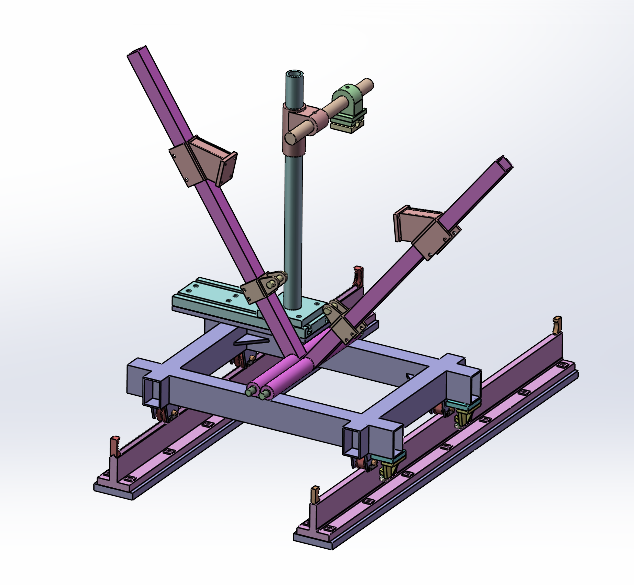 630波纹螺旋焊管机组-飞切小车