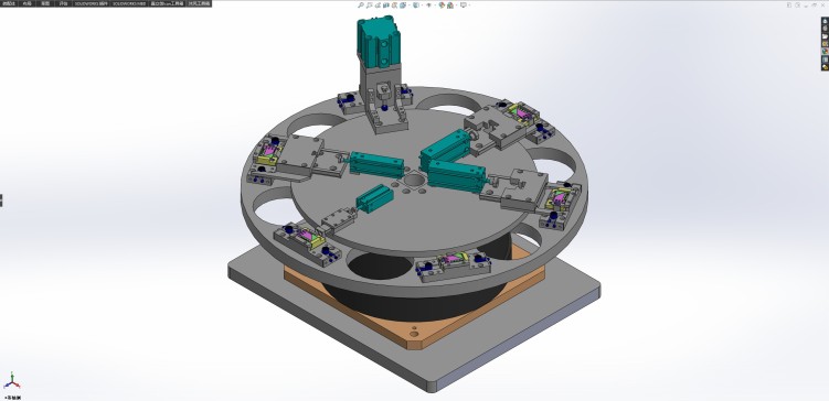 基于DD马达的转盘机构