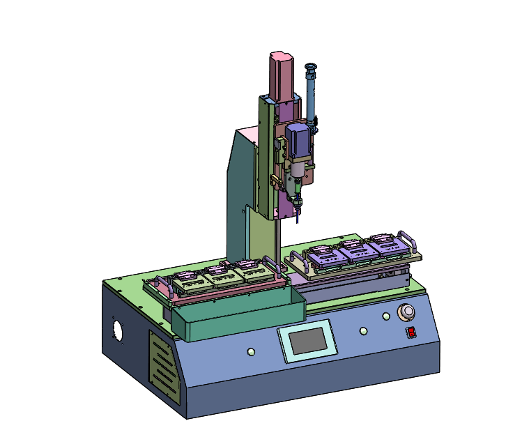 桌面式简易锁螺丝机台
