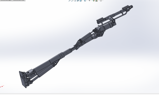 353凿岩台车双三角平动臂