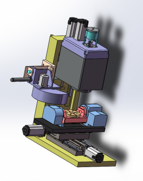 小型五轴微铣削加工机床