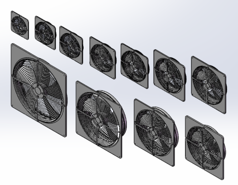 方形轴流风机 11款