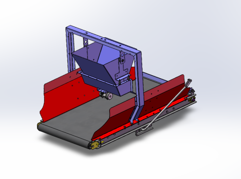 PGS 4马铃薯种薯 切割机 卸料输送机部分加装粉末撒布