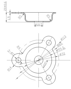防震盒复合模冲压模具设计