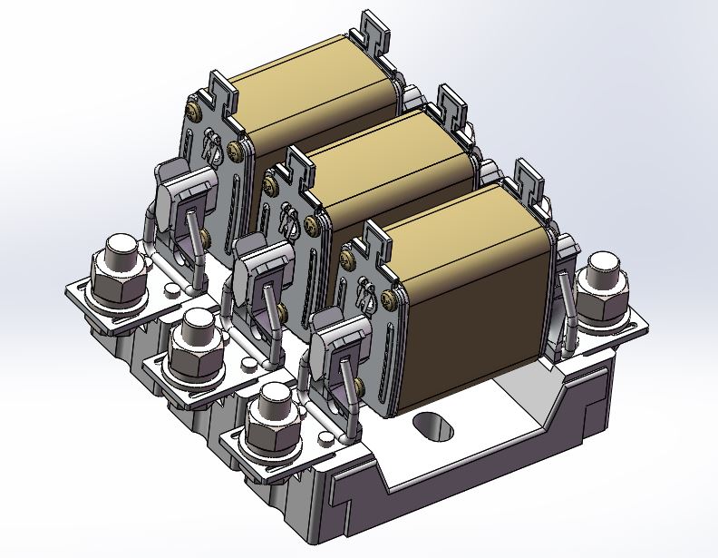 NT00熔断器和3P底座装配体