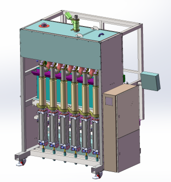 灌装机(6灌口) 精品图纸可编辑含工程图落地