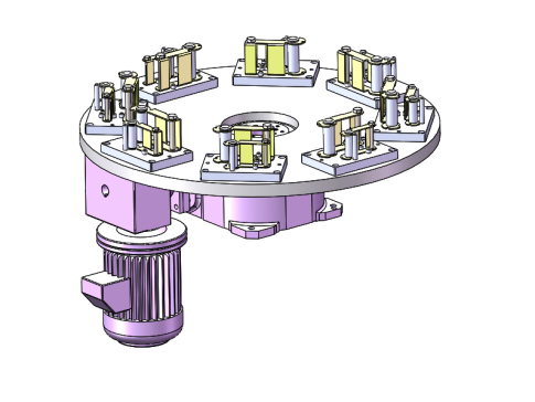 安全带卡扣8工位凸轮分割器转盘
