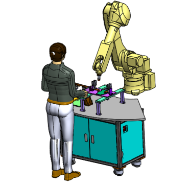 六轴机器人自动插件机