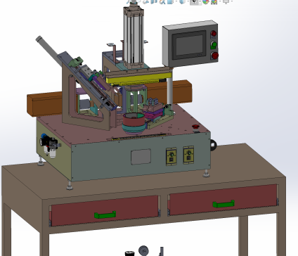 涂胶机-精品图纸可编辑带工程图