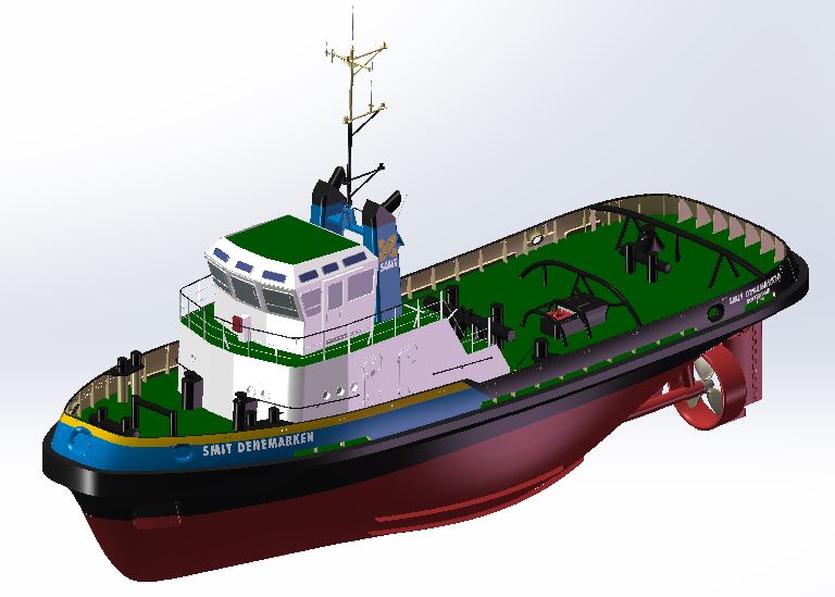 Smit拖轮船3D模型