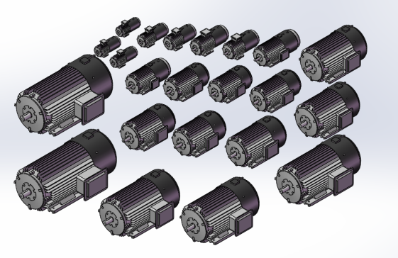 变频调速三相异步电机 UABP系列 22款