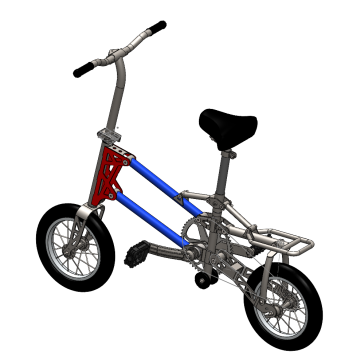 自行车-可编辑+工程图