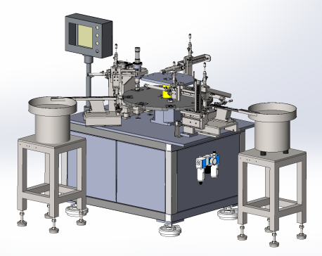 铝铆钉铆合机-可编辑带工程图