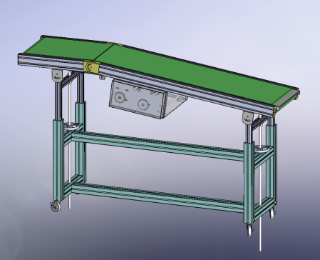 2000x400mm可升降输送带-可编辑+工程图