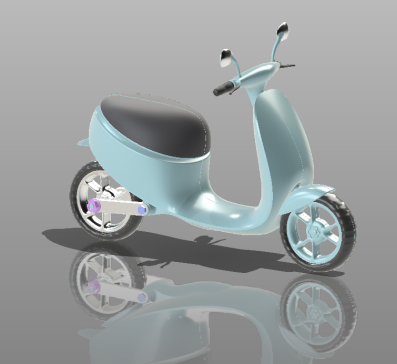 电动摩托车模型
