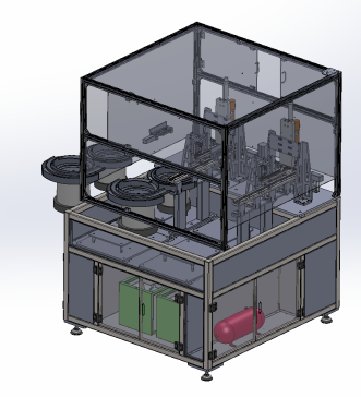 晶体机组装机-可编辑带工程图