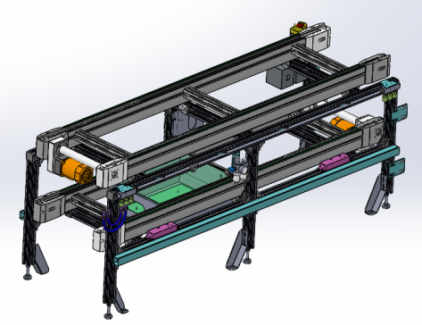 双层倍速链输送线01