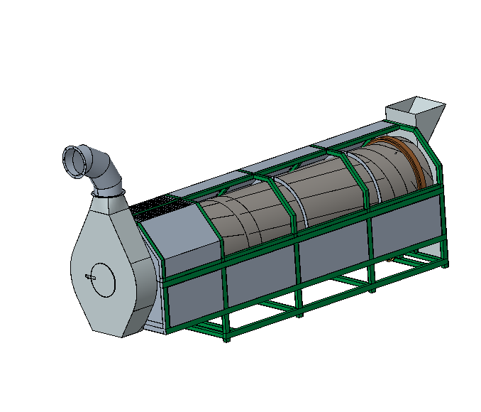 热风循环式杀青机