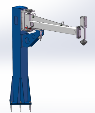 手动旋转自动压紧装置
