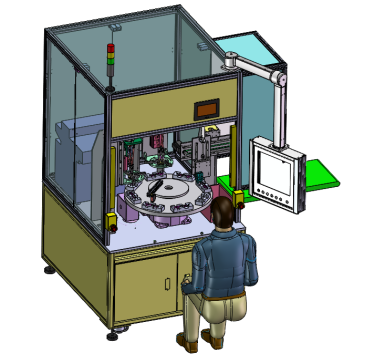 转盘式锁螺丝机