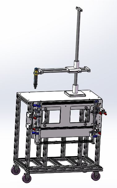 汽车零配件夹紧定位装配工装