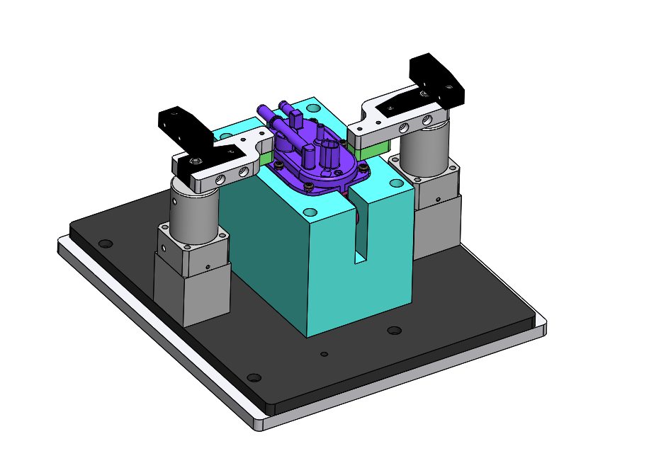 外置泵仿型治具