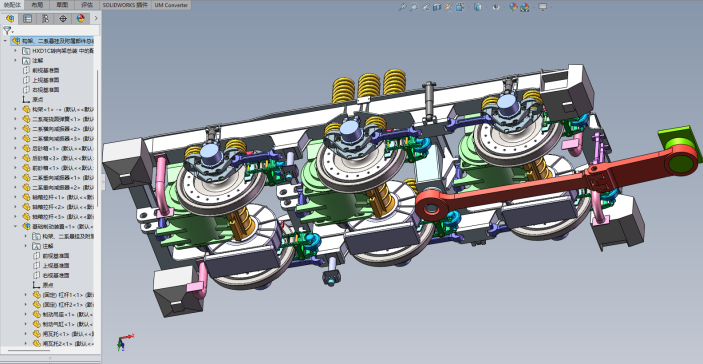 HXD1C型电力机车转向架