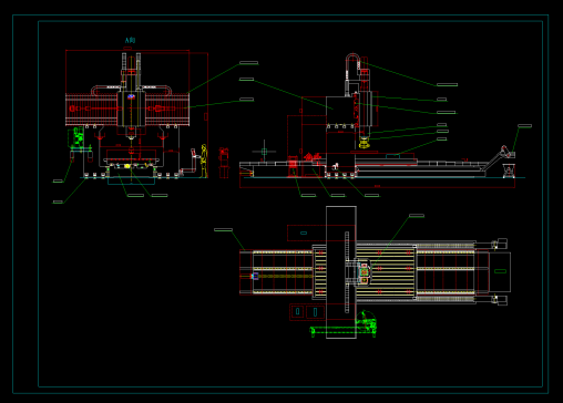 龙门加工中心GMB250X50设计含全套CAD图纸资料