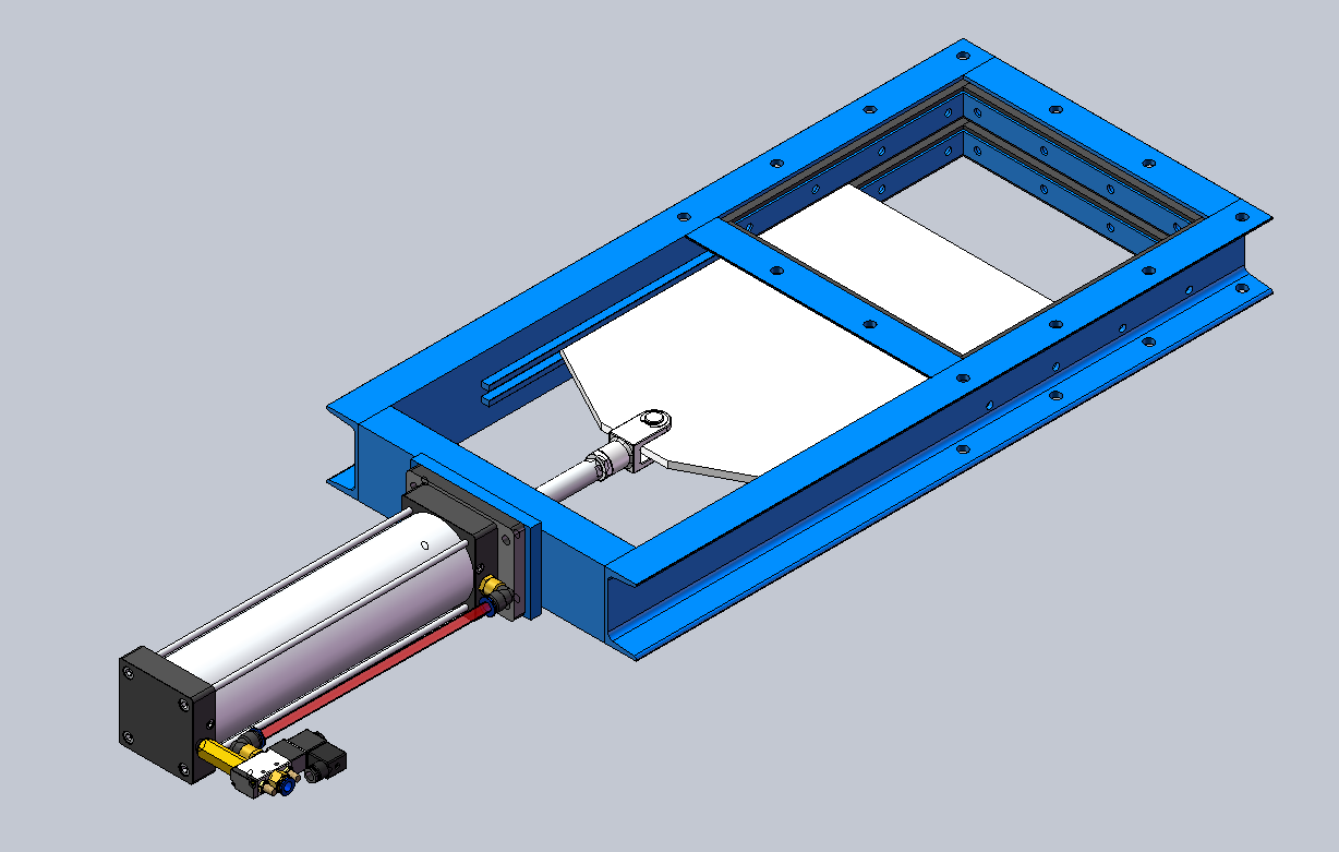 QCF350x350气动插板阀