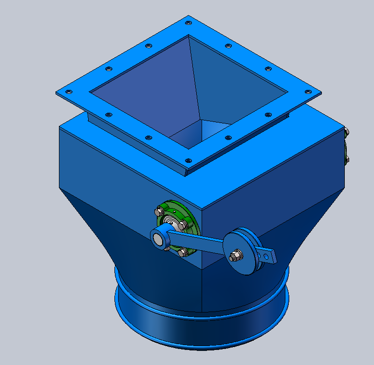 ZCFB300重锤翻板阀
