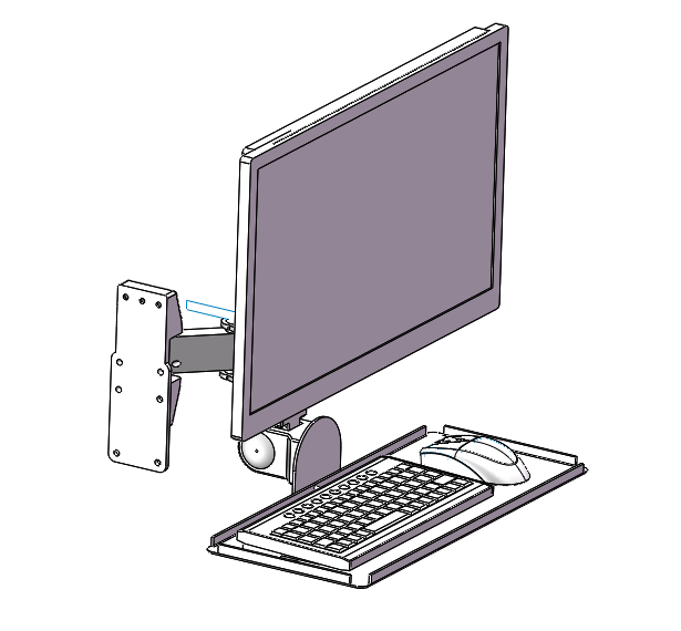 显示器组件小键盘及鼠标