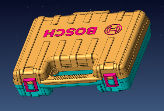 博世吹塑盒 曲线锯收纳箱