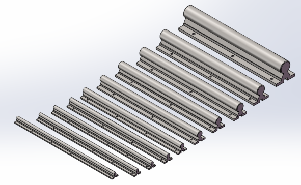 SBR圆柱形导轨 10款