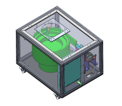 自动下落吹钉振动盘