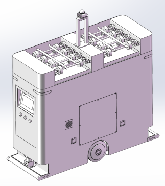 双排滚筒RGV小车总装图