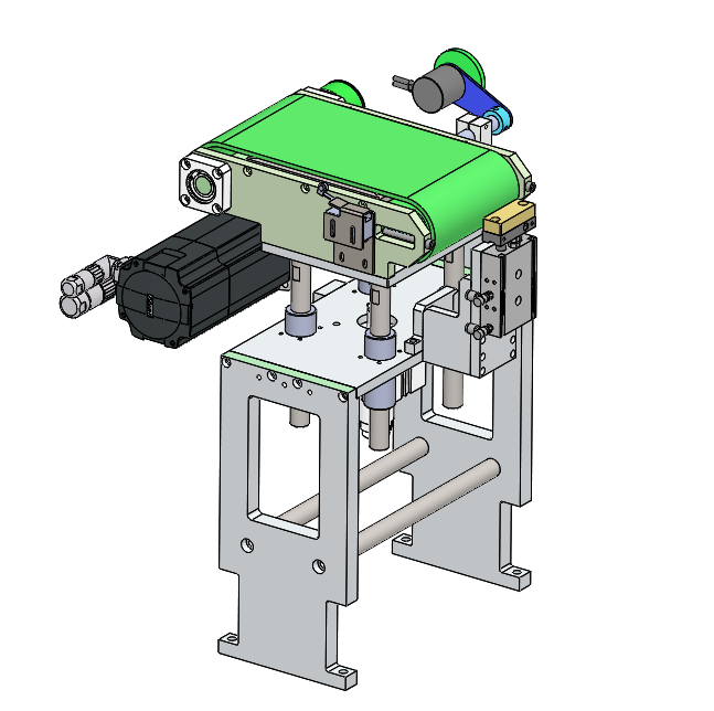 自制升降小皮带线