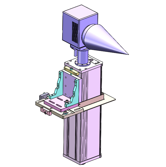 垂直激光打标模组