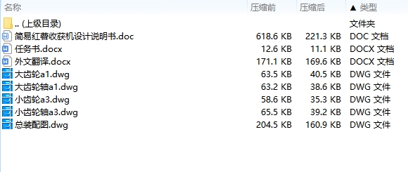 简易红薯收获机设计含4张CAD图--250