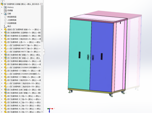 四门负载电柜