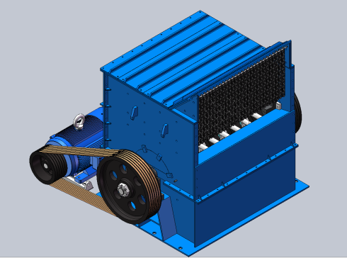 PC1418箱式破碎机3D