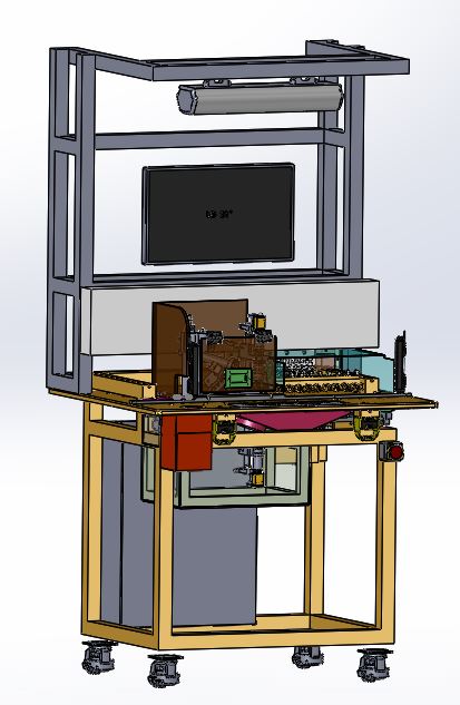 某生产工位3D模型