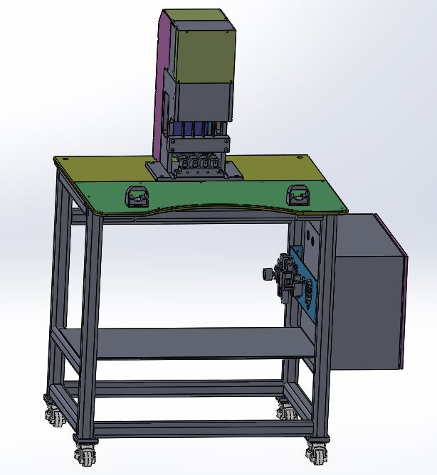 某产品生产装配工装3D模型