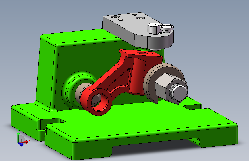 气门摇臂轴支座加工工艺及钻φ3斜孔夹具设计【含三维SolidWorks】