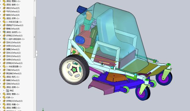 割草机3D+2A0CAD