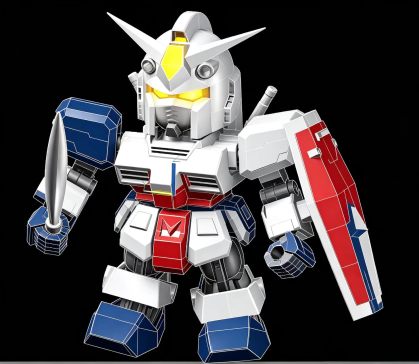 元族高达RX-78+建模模型