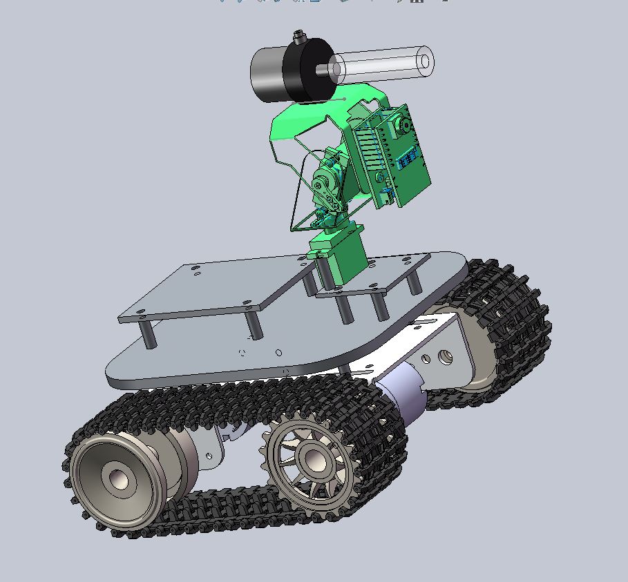 空气炮小车3D+CAD