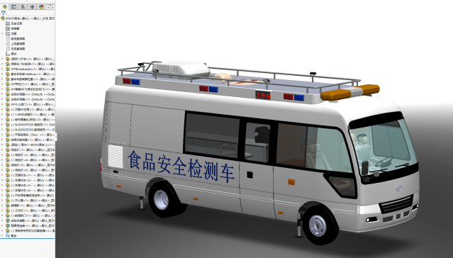 食品安全监测车（考斯特）