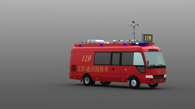 消防武警指挥车