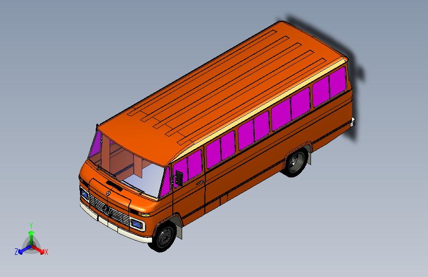 客车 公交车 mercedes-benz-0309-mini-bus SW